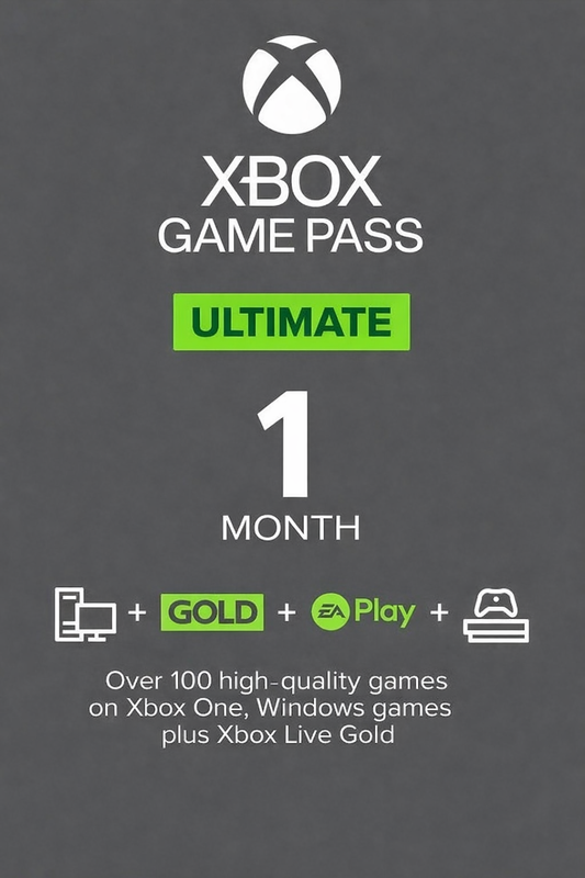 Xbox Game Pass Ultimate – 1 Month Subscription (Xbox/Windows) Non-stackable Key GLOBAL